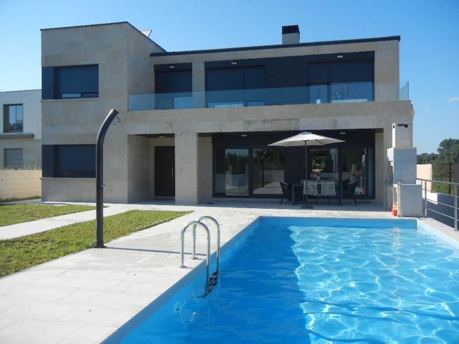 Chalet De Diseno Moderno En Sanxenxo Exteriör bild
