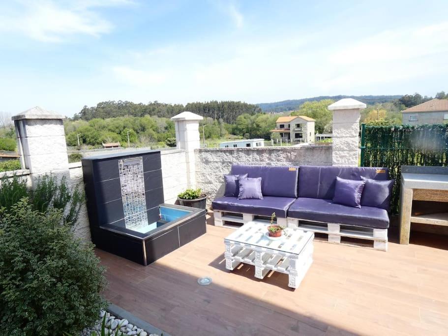 Chalet De Diseno Moderno En Sanxenxo Exteriör bild
