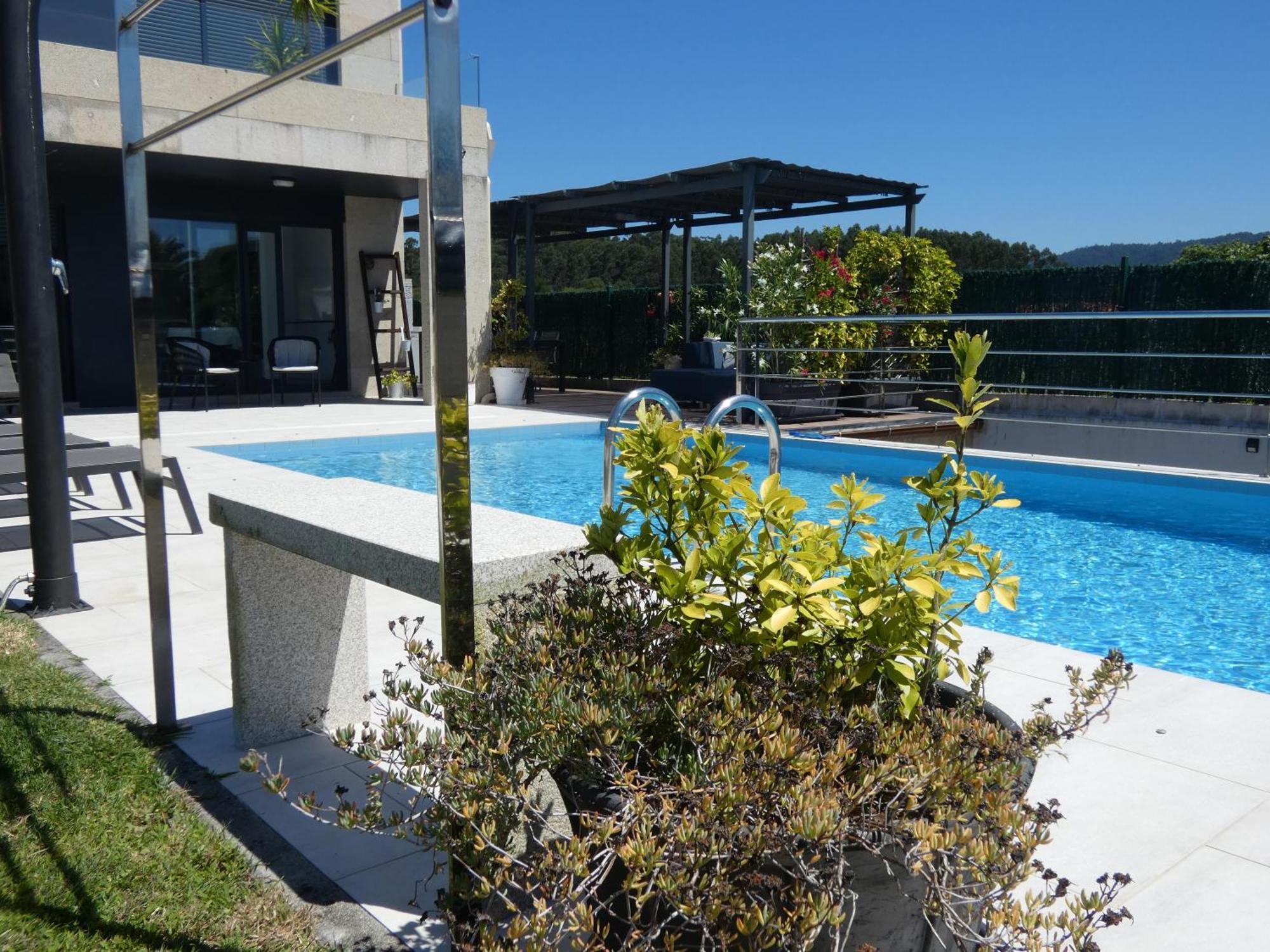 Chalet De Diseno Moderno En Sanxenxo Exteriör bild